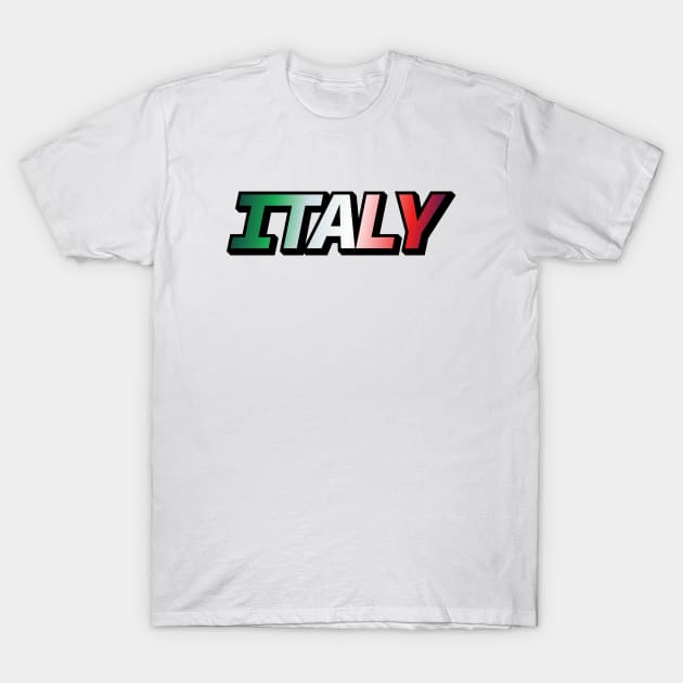 Italy T-Shirt by Sthickers